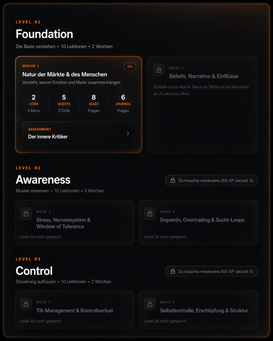 GAMIFIED ACADEMY UI